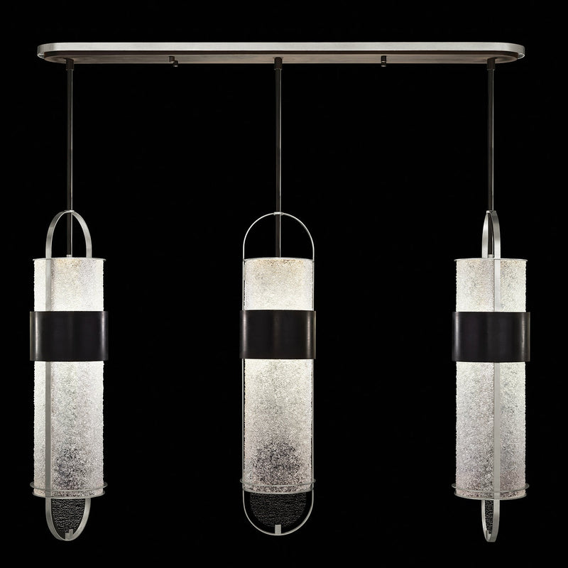 Fine Art Handcrafted Lighting - 926140-11ST - LED Pendant - Bond - Black/Silver