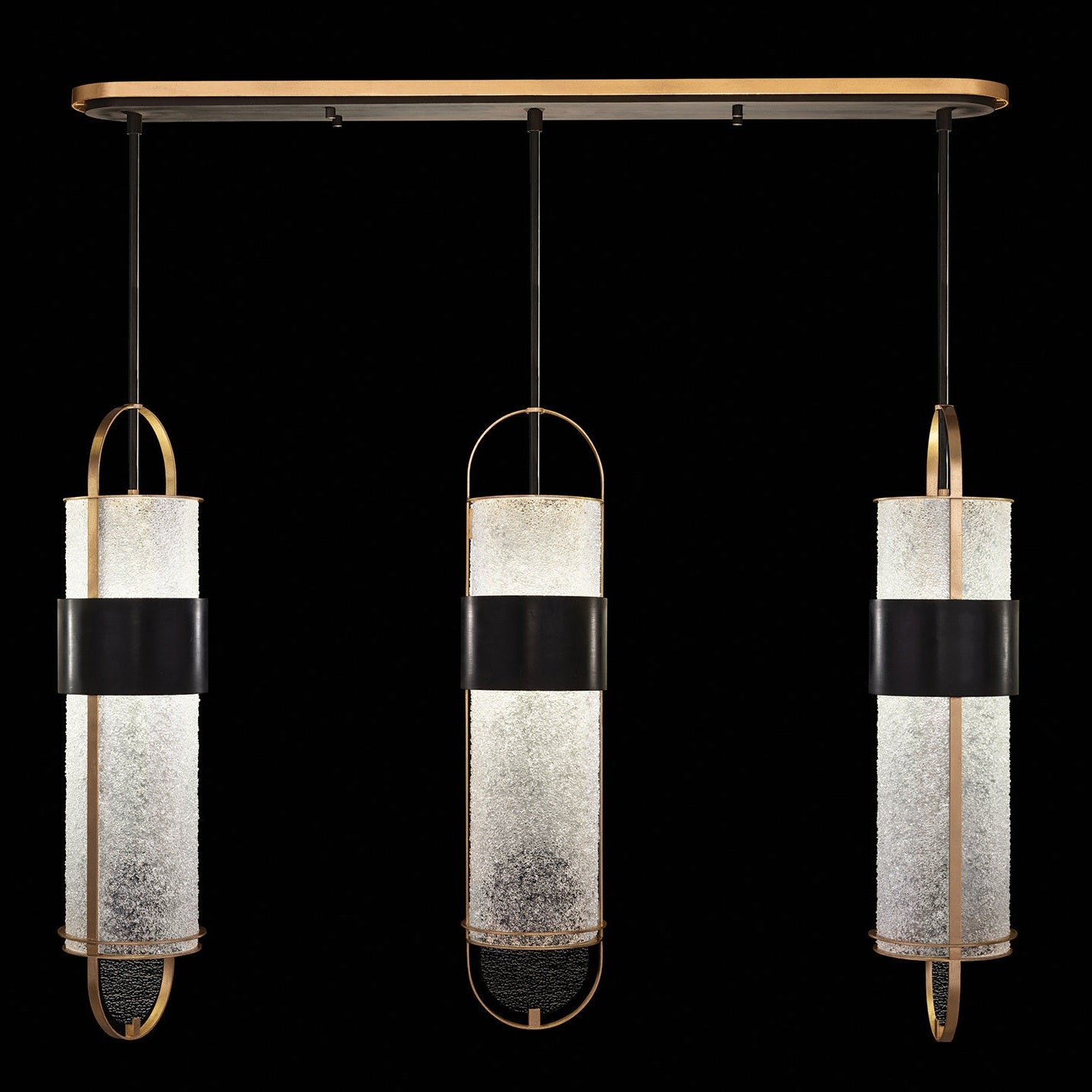 Fine Art Handcrafted Lighting - 926140-21ST - LED Pendant - Bond - Black/Gold