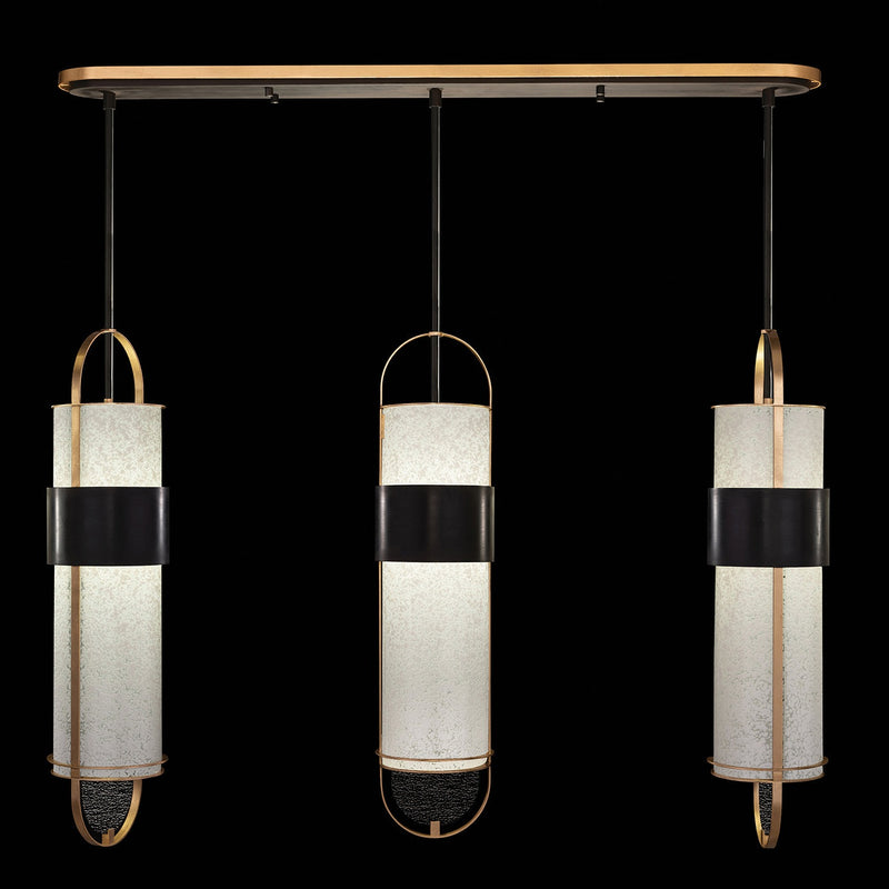 Fine Art Handcrafted Lighting - 926140-22ST - LED Pendant - Bond - Black/Gold