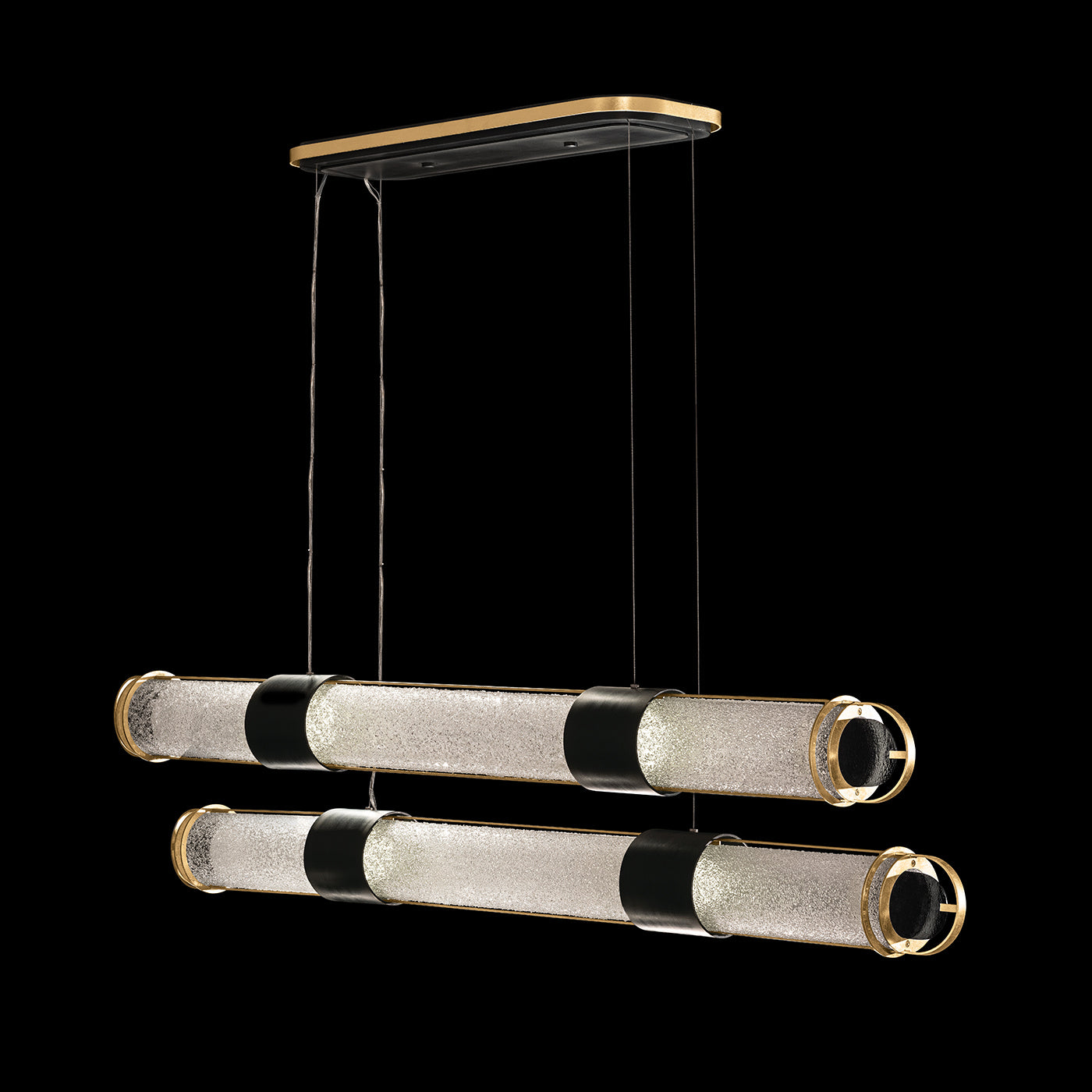 Fine Art Handcrafted Lighting - 926240-21ST - LED Pendant - Bond - Black/Gold