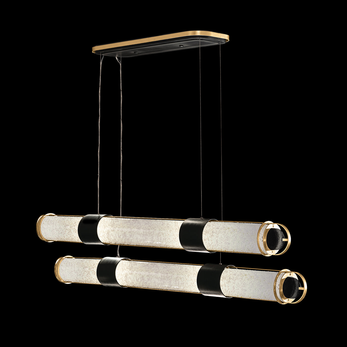 Fine Art Handcrafted Lighting - 926240-22ST - LED Pendant - Bond - Black/Gold