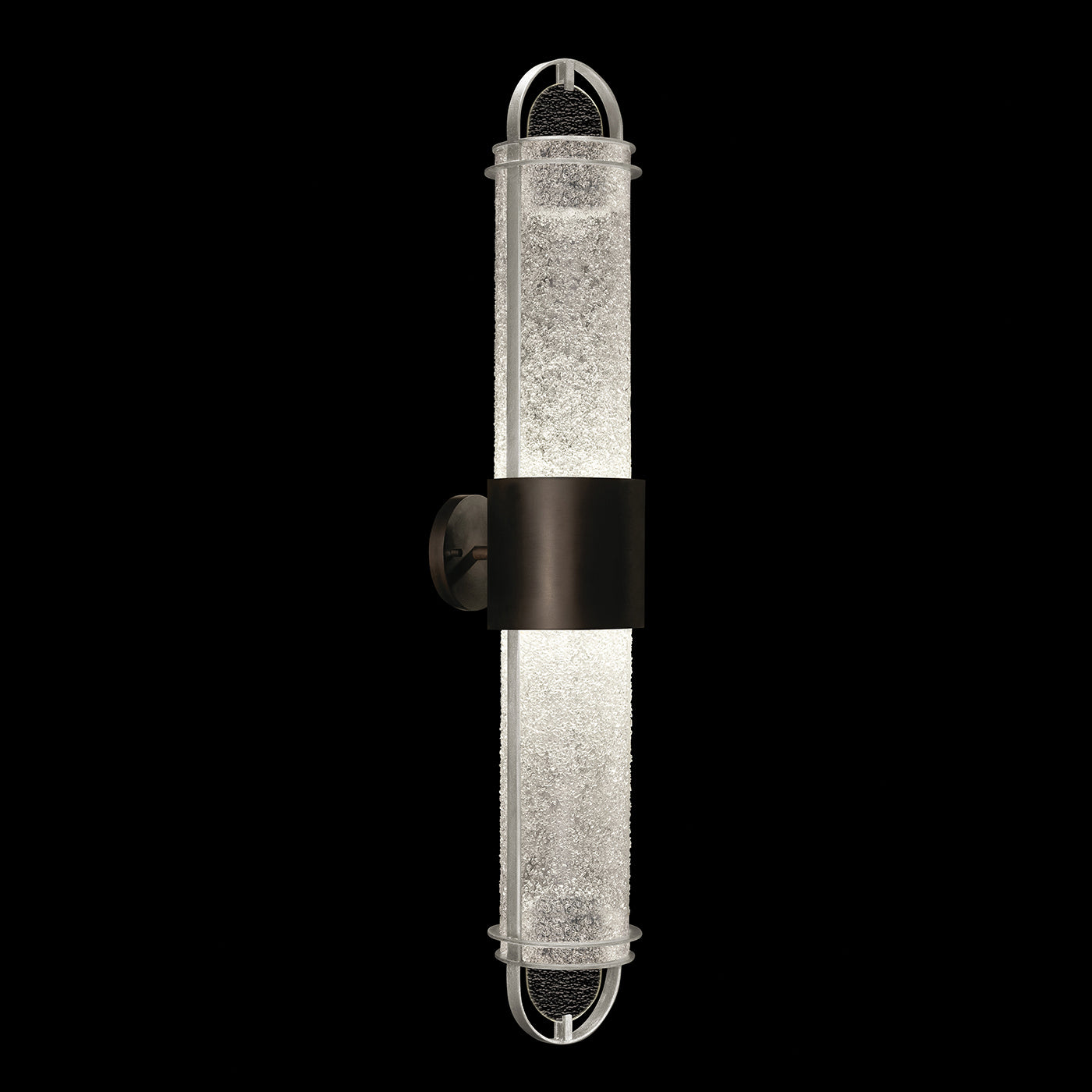Fine Art Handcrafted Lighting - 926450-11ST - LED Wall Sconce - Bond - Black/Silver