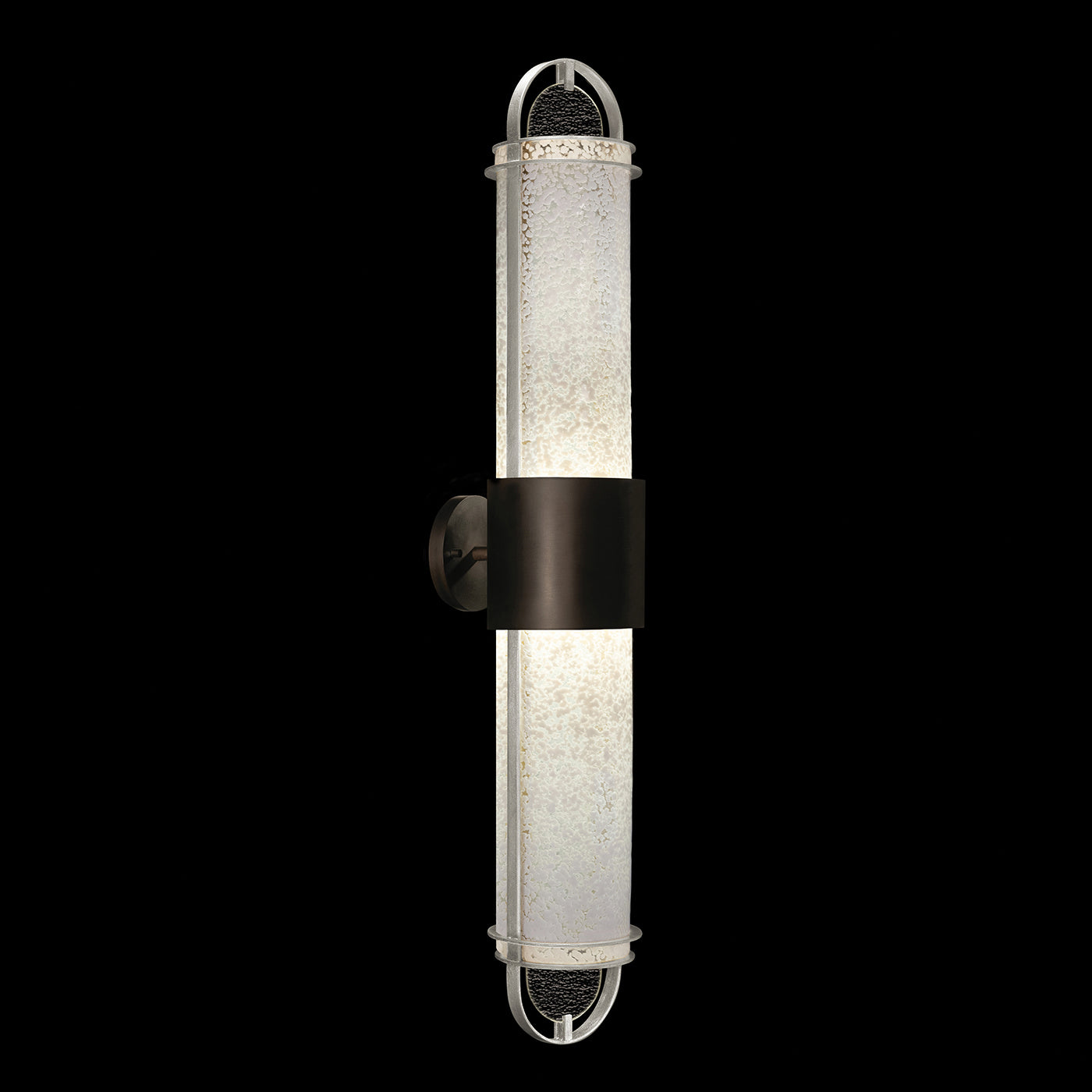 Fine Art Handcrafted Lighting - 926450-12ST - LED Wall Sconce - Bond - Black/Silver