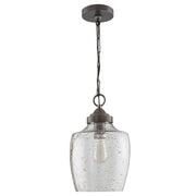 Capital Lighting - 330414PW - One Light Pendant - Stoney - Dark Pewter