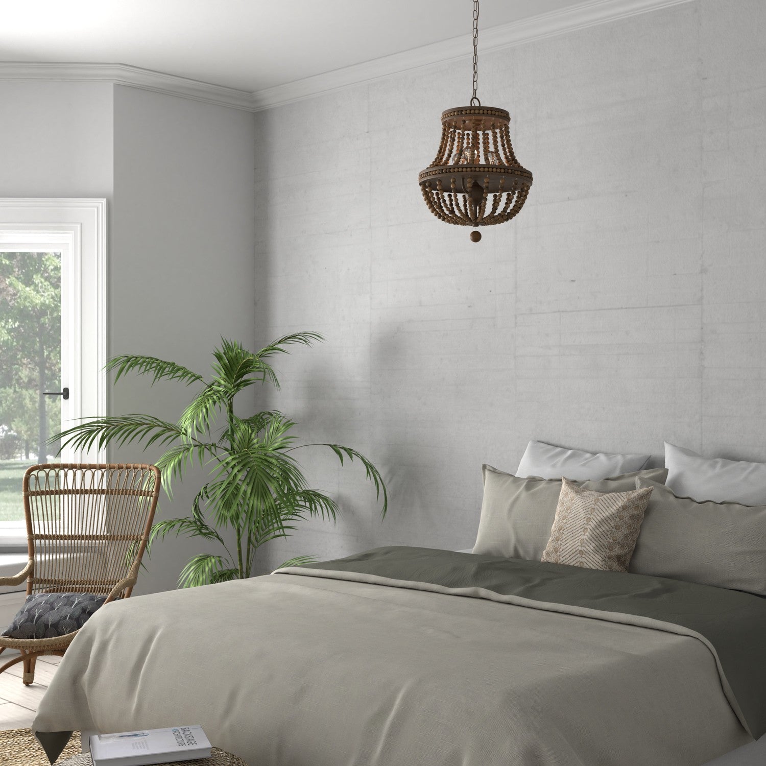 Capital Lighting - 9A123A - Three Light Chandelier - Handley - Tobacco