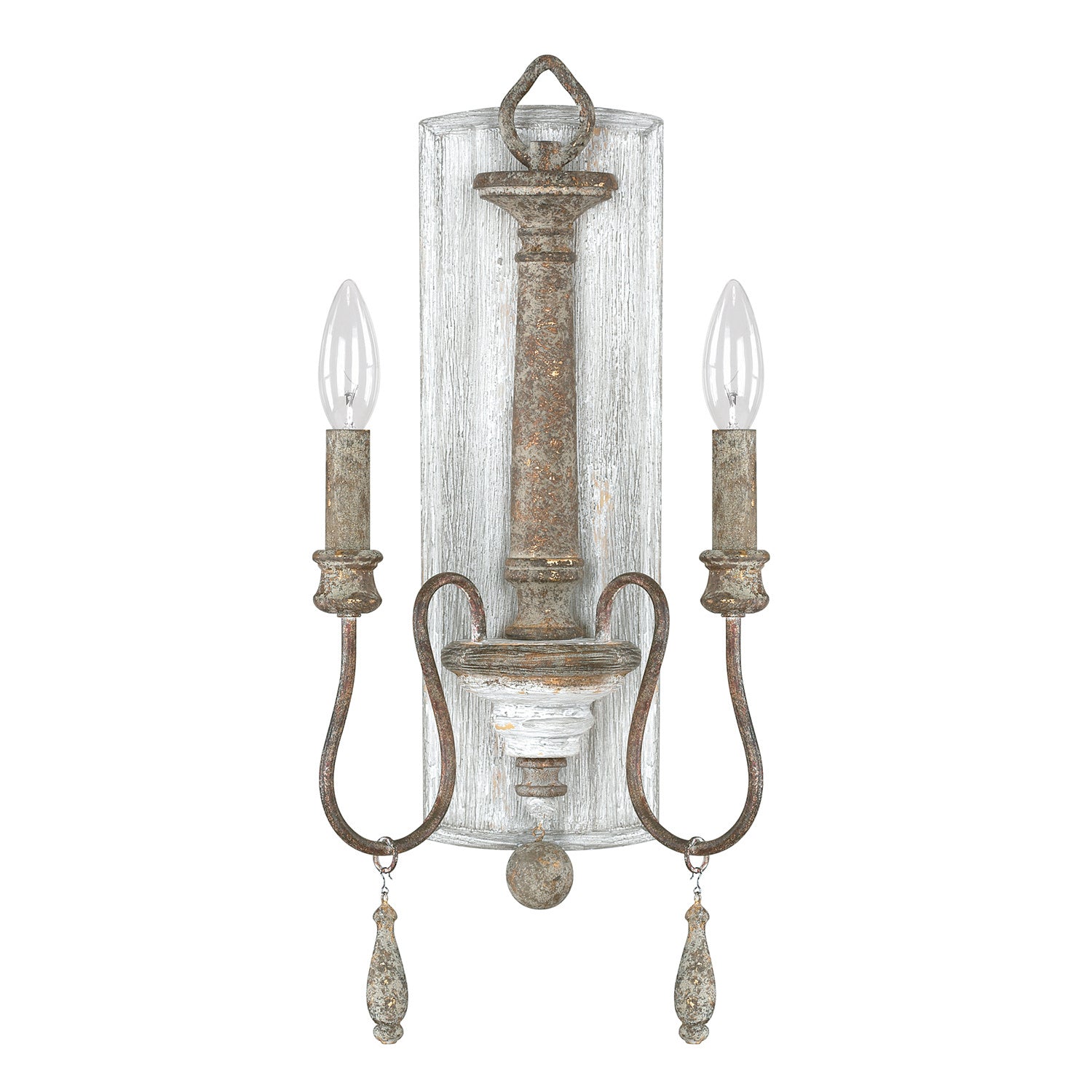 Capital Lighting - 9A198A - Two Light Wall Sconce - Zoe - French Antique