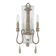 Capital Lighting - 9A198A - Two Light Wall Sconce - Zoe - French Antique
