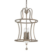 Capital Lighting - 9A200A - Four Light Pendant - Zoe - French Antique