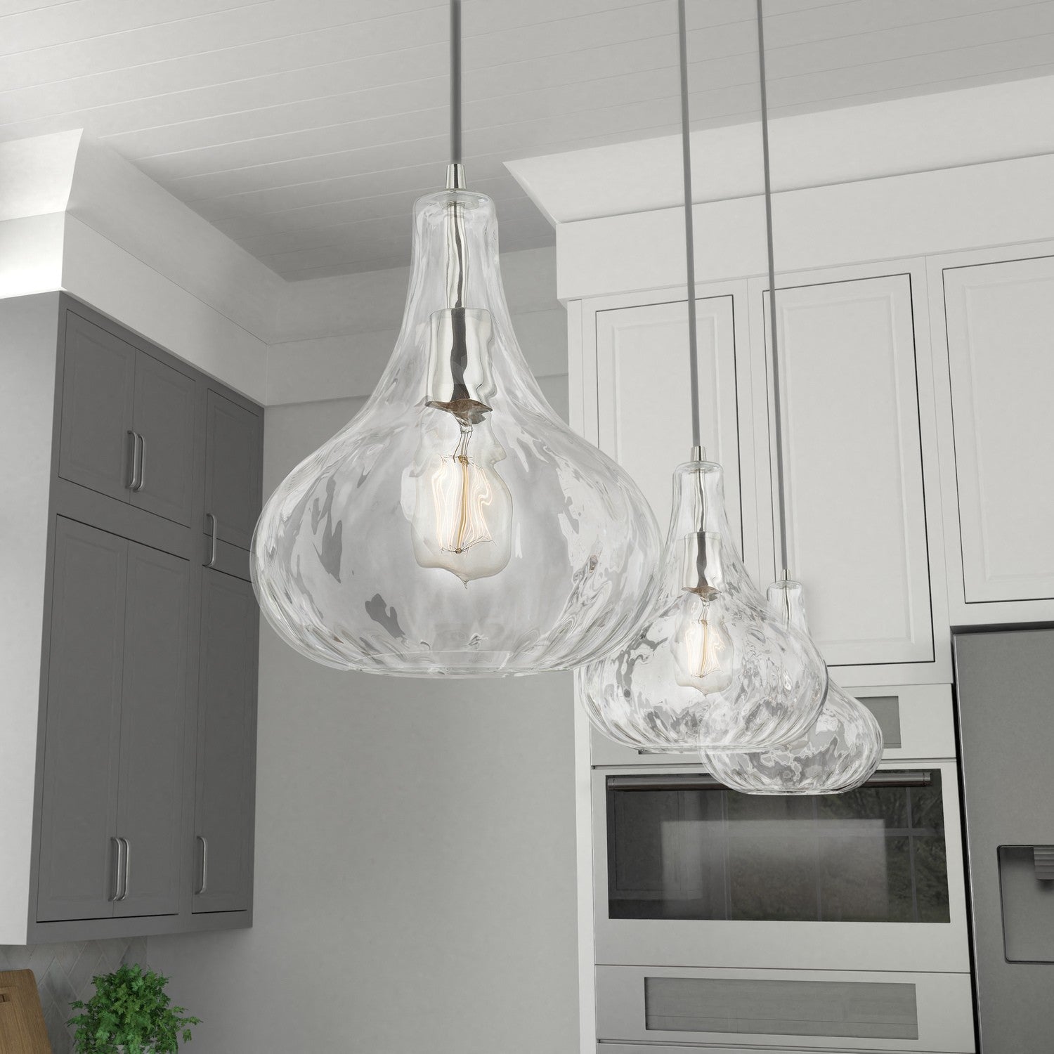 Capital Lighting - 9B239A - One Light Pendant - River - Polished Nickel