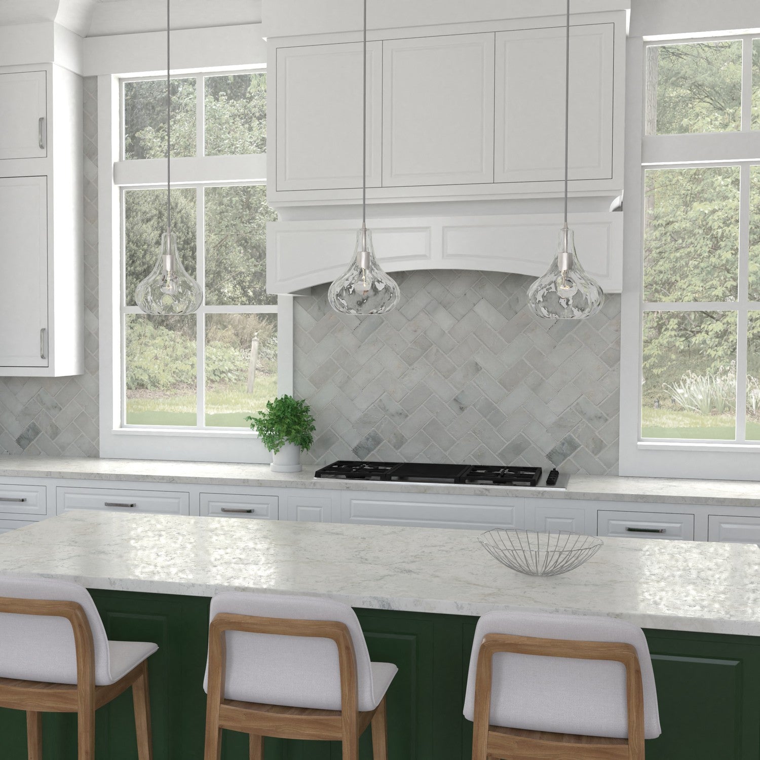 Capital Lighting - 9B239A - One Light Pendant - River - Polished Nickel