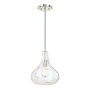 Capital Lighting - 9B239A - One Light Pendant - River - Polished Nickel