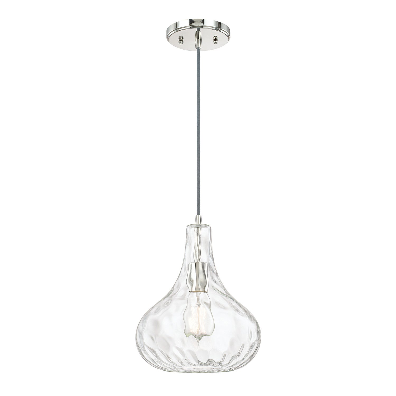 Capital Lighting - 9B239A - One Light Pendant - River - Polished Nickel