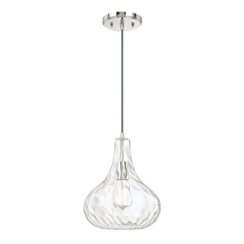 Capital Lighting - 9B239A - One Light Pendant - River - Polished Nickel