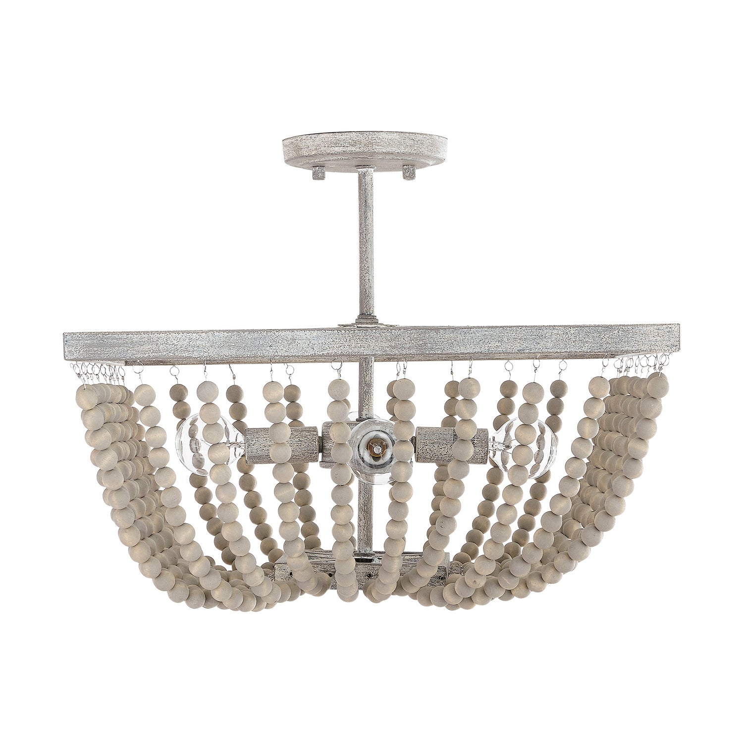 Capital Lighting - 9D294A - Four Light Semi-Flush Mount - Sarah - Mystic Sand