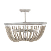 Capital Lighting - 9D294A - Four Light Semi-Flush Mount - Sarah - Mystic Sand