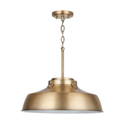 Capital Lighting - 9D328A - One Light Pendant - Oakwood - Aged Brass