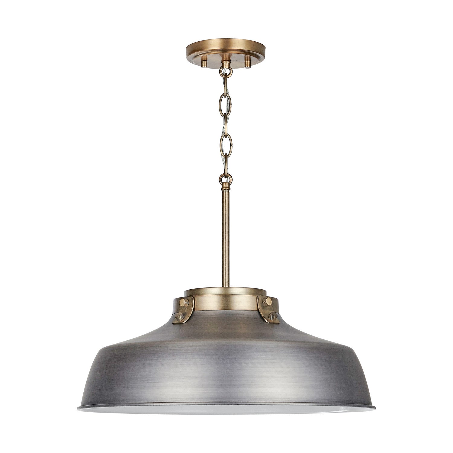 Capital Lighting - 9D329A - One Light Pendant - Oakwood - Antique Nickel