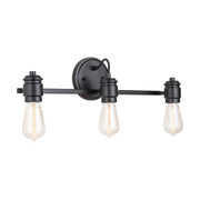 Capital Lighting - 9D343A - Three Light Vanity - Menlo - Matte Black