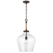 Capital Lighting - 9F370A - One Light Pendant - Boland - Bronze