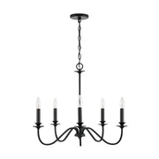 Capital Lighting - 9F375A - Five Light Chandelier - Weston - Matte Black