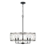 Capital Lighting - AA1003BT - Four Light Pendant - Madeline - Black Tie