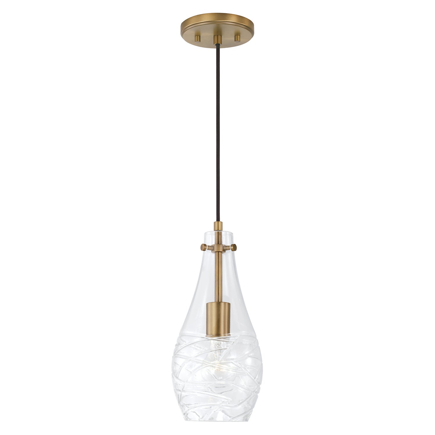 Capital Lighting - AA1006AD - One Light Pendant - Kier - Aged Brass