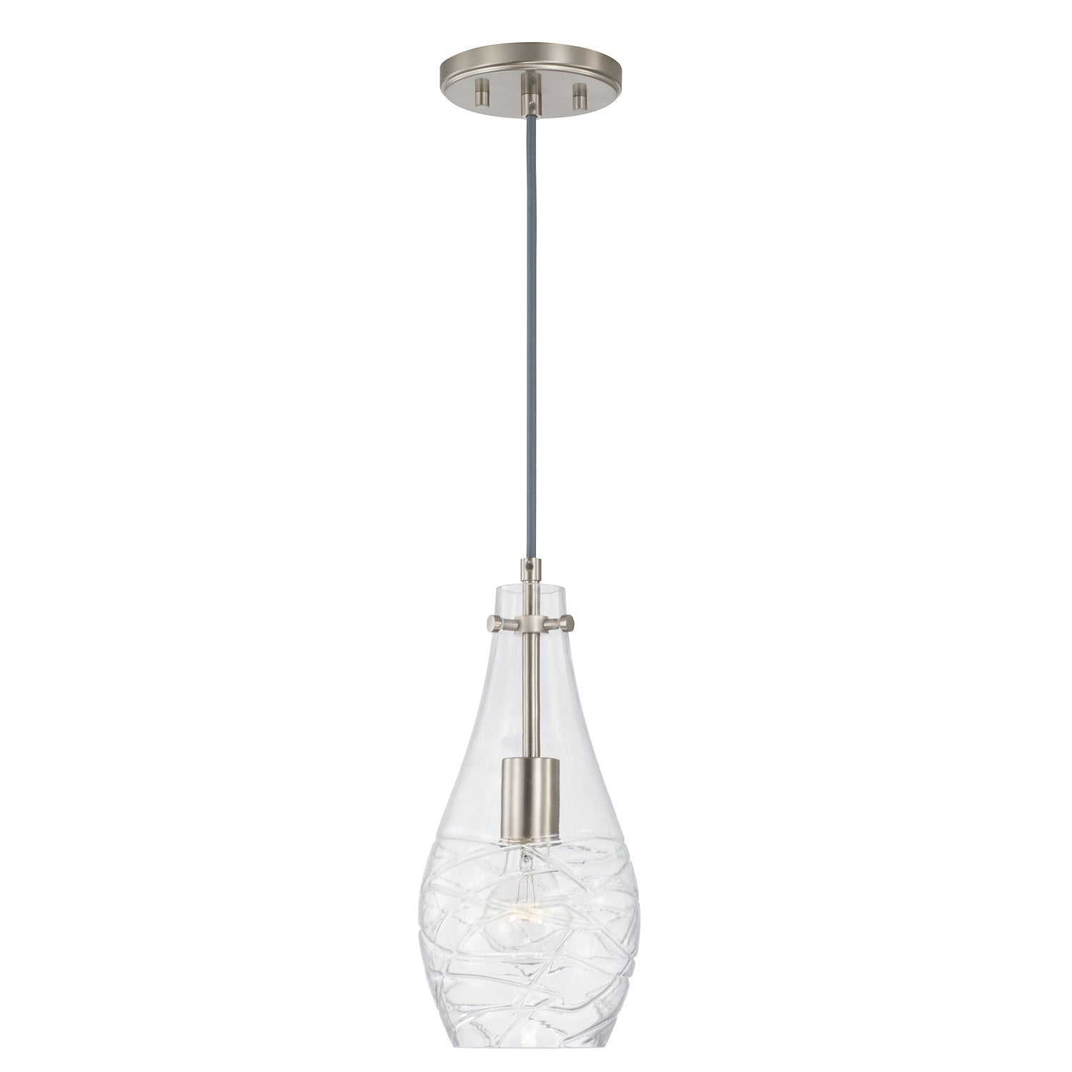 Capital Lighting - AA1006BN - One Light Pendant - Kier - Brushed Nickel