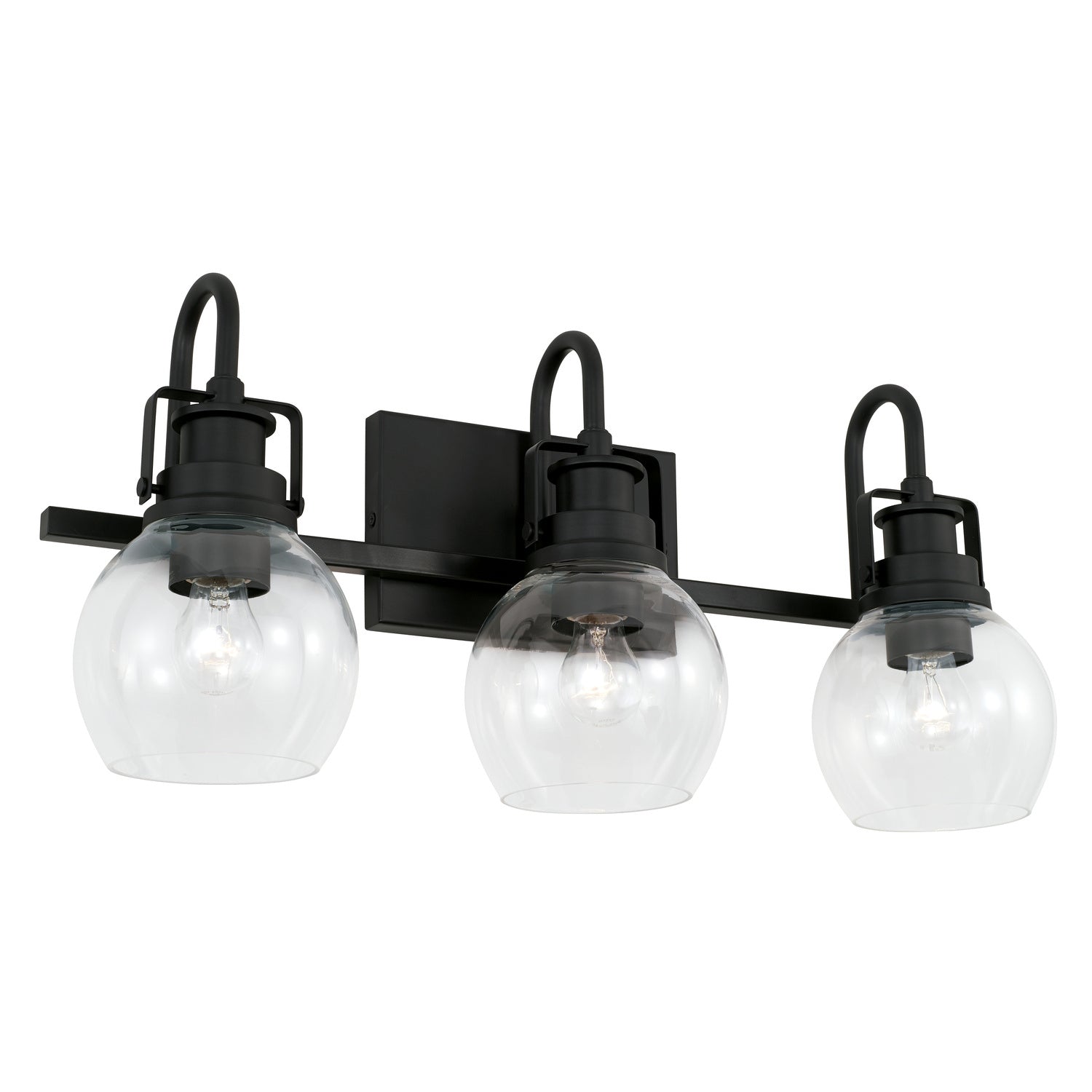 Capital Lighting - AA1007MB - Three Light Vanity - Buxton - Matte Black