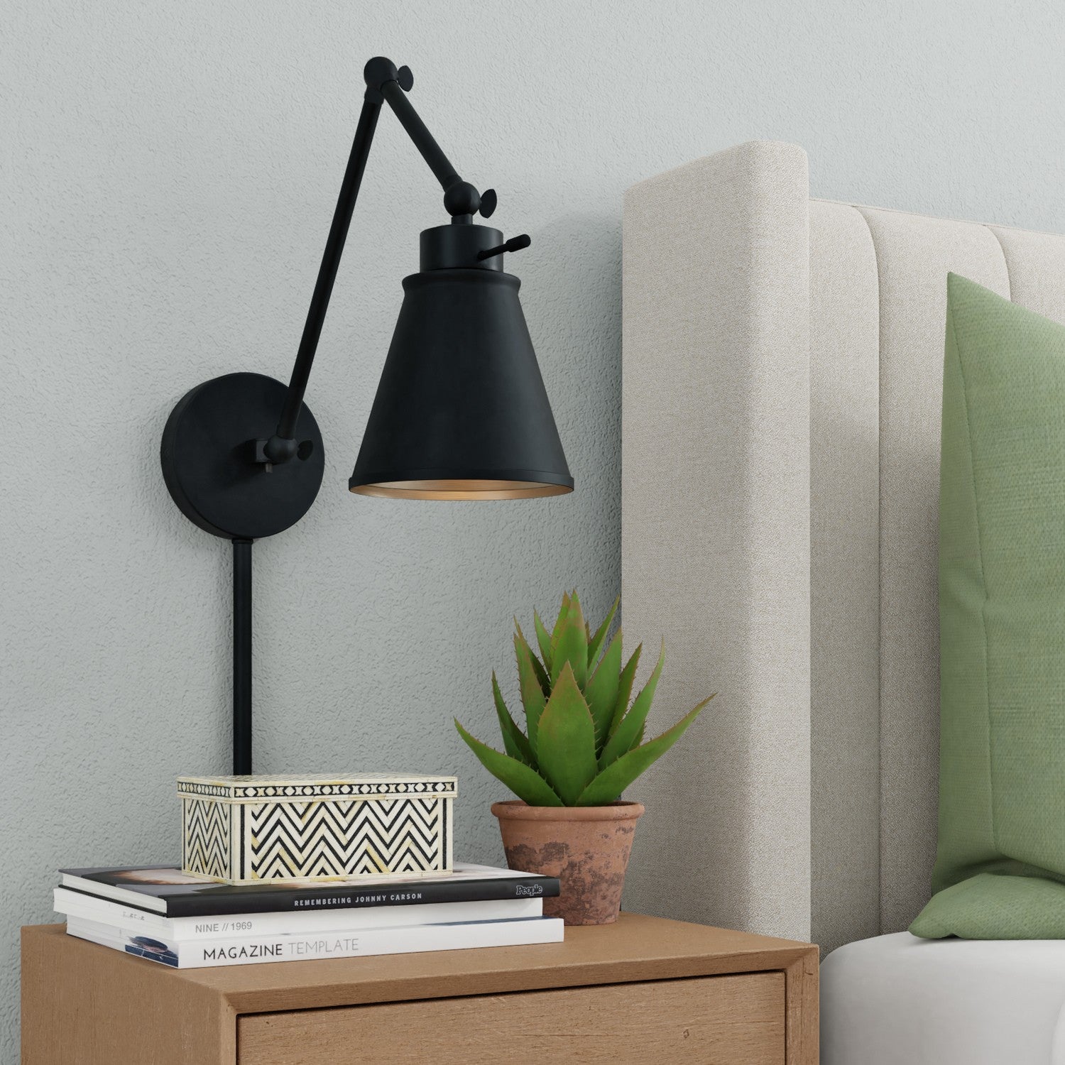 Capital Lighting - AA1011MB - One Light Wall Sconce - Shay - Matte Black