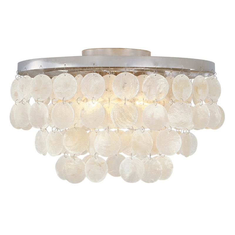 Capital Lighting - AA1013PN - Three Light Flush Mount - Shelby - Polished Nickel