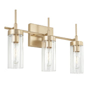 Capital Lighting - AA1015SF - Three Light Vanity - Riley - Soft Gold