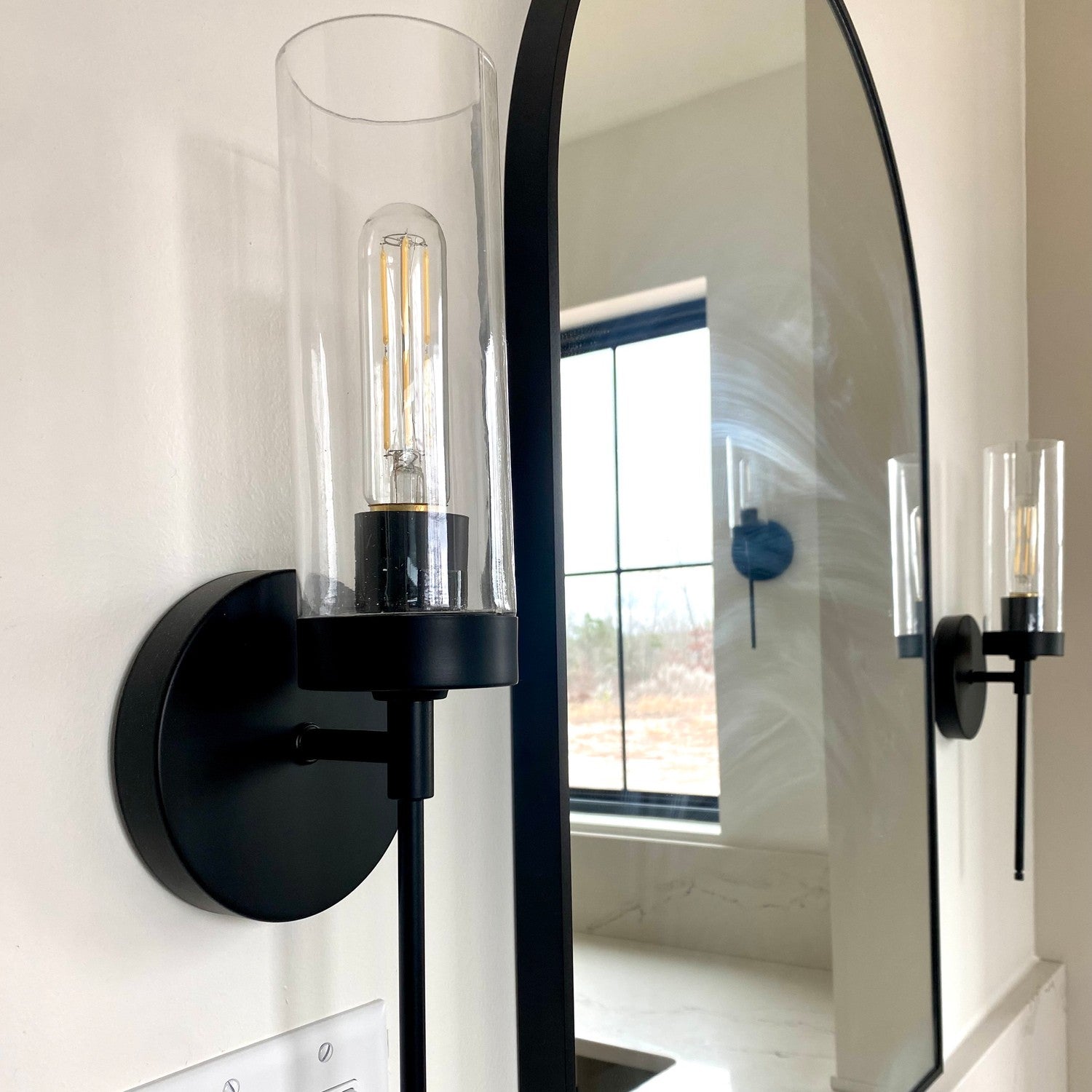 Capital Lighting - AA1016MB - One Light Wall Sconce - Riley - Matte Black