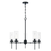 Capital Lighting - AA1017MB - Five Light Chandelier - Riley - Matte Black
