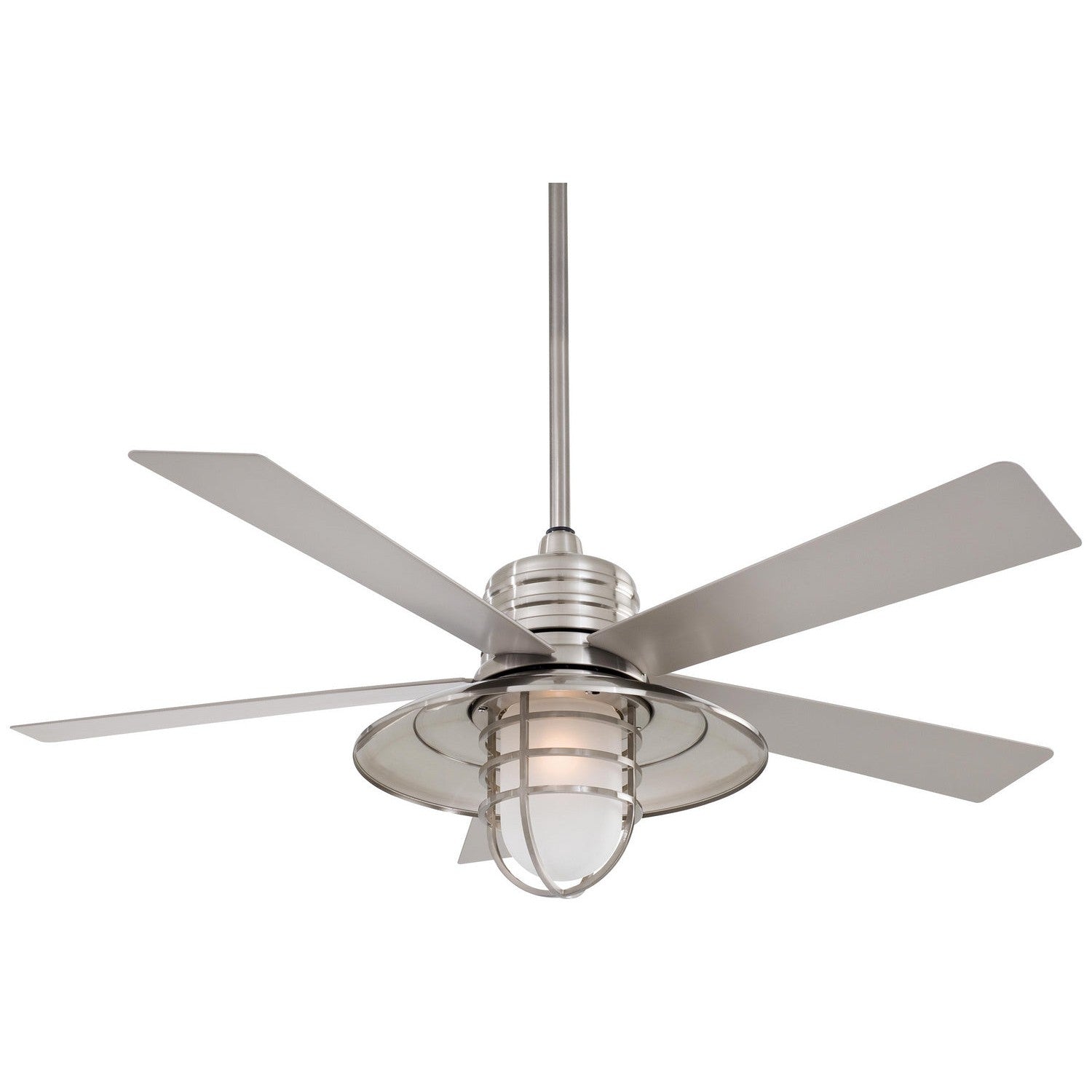 Minka Aire - F582L-BNW - 54" Ceiling Fan - Rainman Led - Brushed Nickel Wet