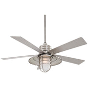 Minka Aire - F582L-BNW - 54" Ceiling Fan - Rainman Led - Brushed Nickel Wet