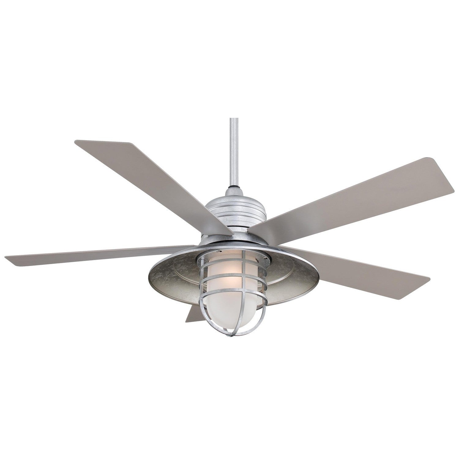 Minka Aire - F582L-GL - 54" Ceiling Fan - Rainman Led - Galvanized