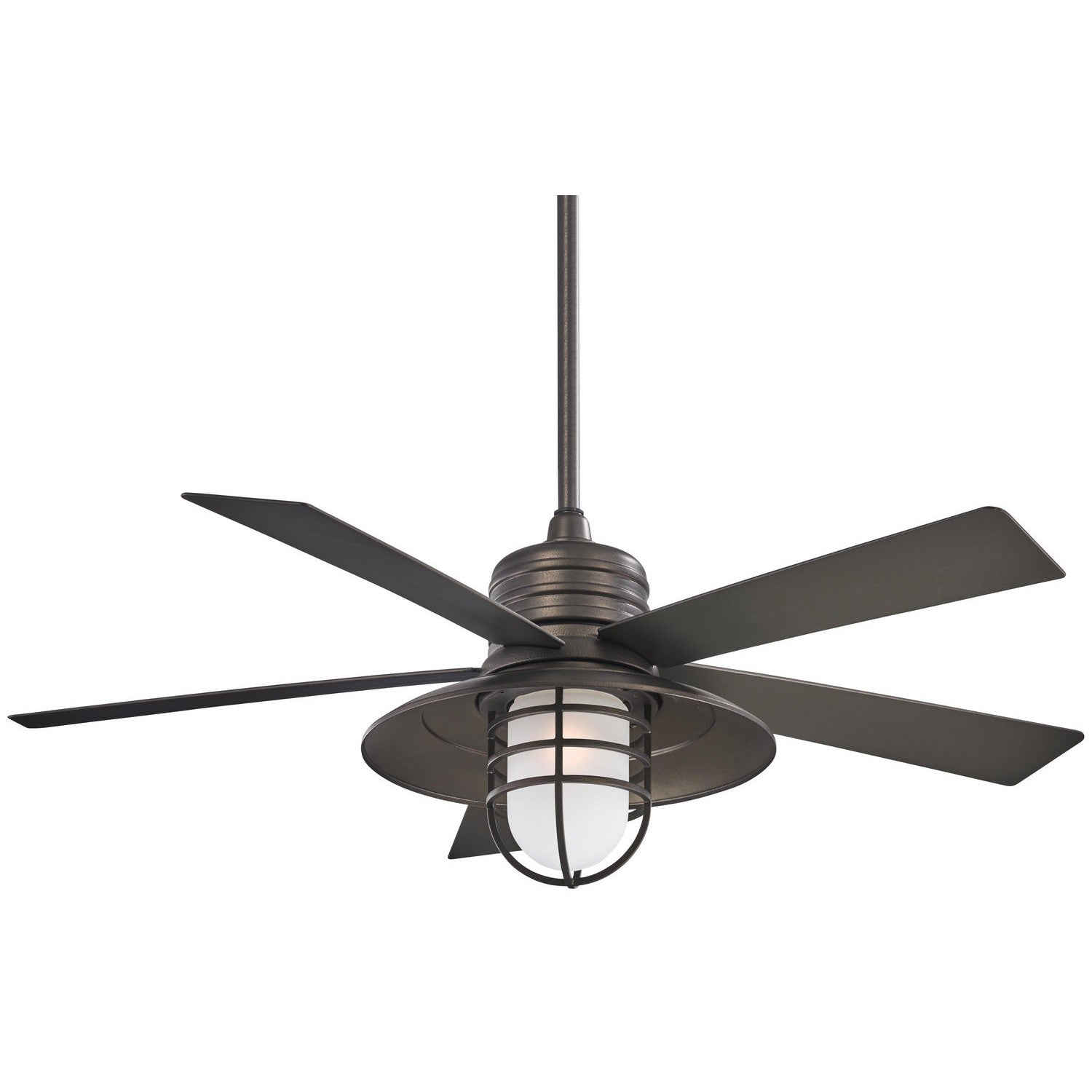 Minka Aire - F582L-SI - 54" Ceiling Fan - Rainman Led - Smoked Iron