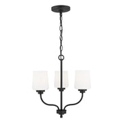 Generation Lighting - 3102803-112 - Three Light Chandelier - Windom - Midnight Black