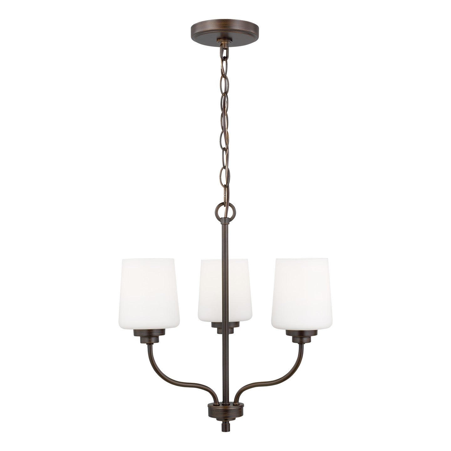 Generation Lighting - 3102803EN3-710 - Three Light Chandelier - Windom - Bronze