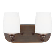 Generation Lighting - 4402802-710 - Two Light Wall / Bath - Windom - Bronze