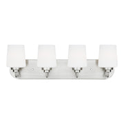 Generation Lighting - 4402804EN3-962 - Four Light Wall / Bath - Windom - Brushed Nickel