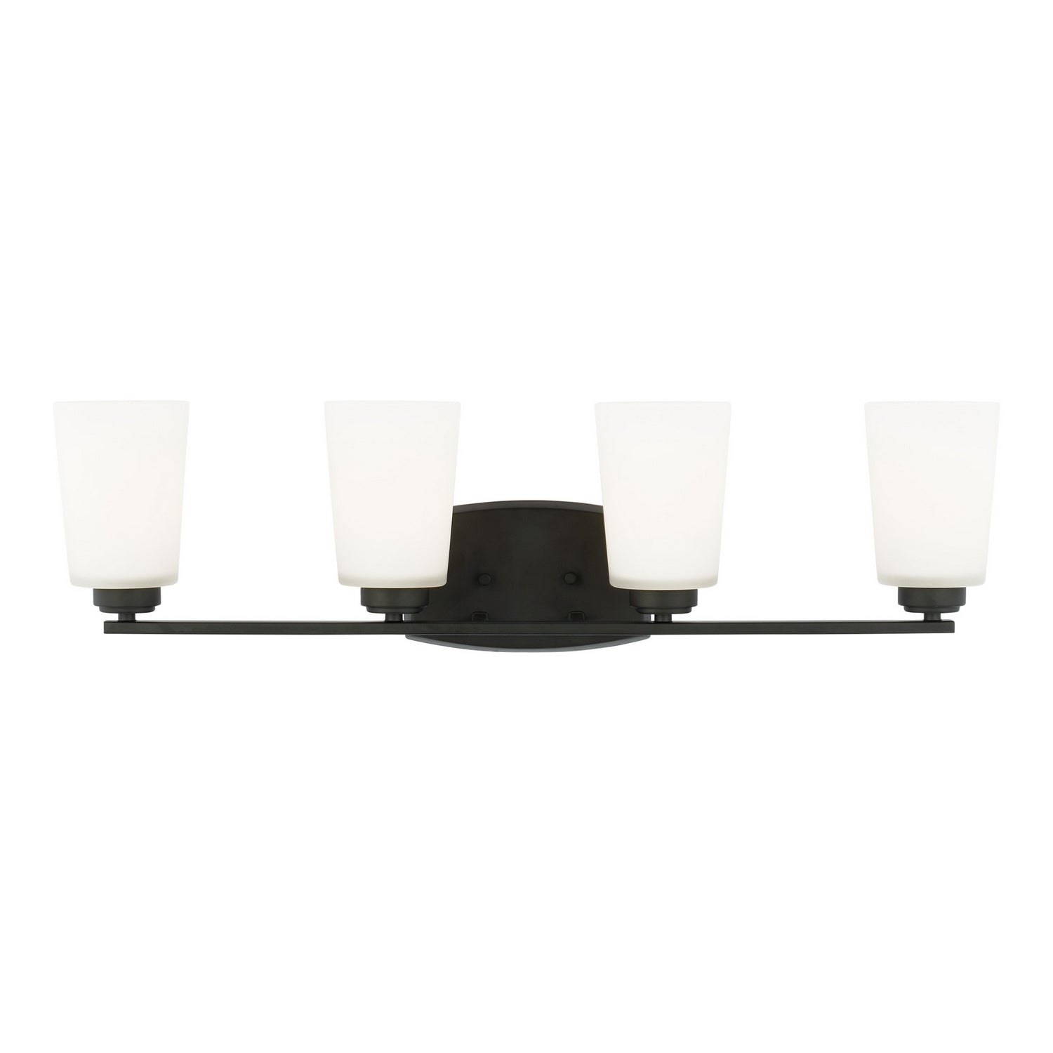 Generation Lighting - 4428904-112 - Four Light Wall / Bath - Franport - Midnight Black