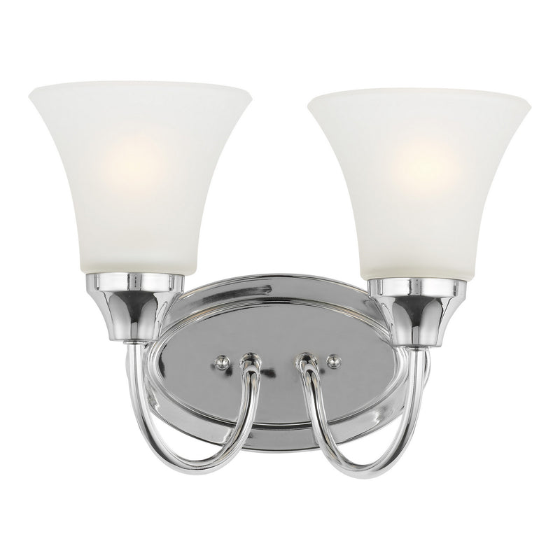 Generation Lighting - 44806-05 - Two Light Wall / Bath - Holman - Chrome