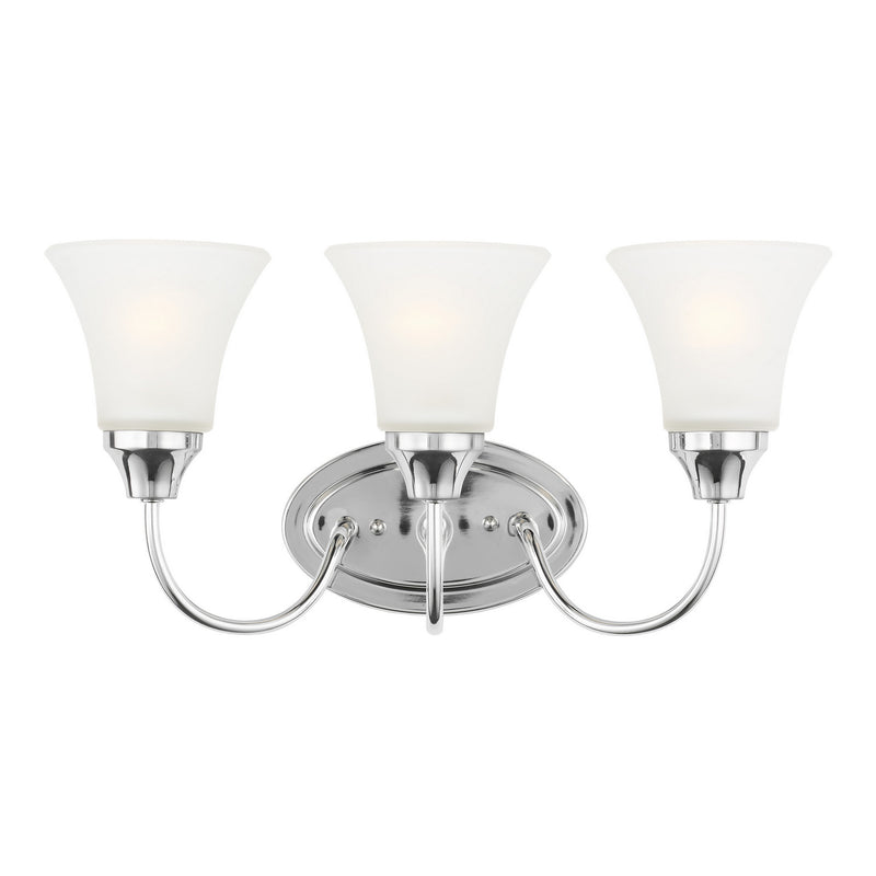 Generation Lighting - 44807EN3-05 - Three Light Wall / Bath - Holman - Chrome