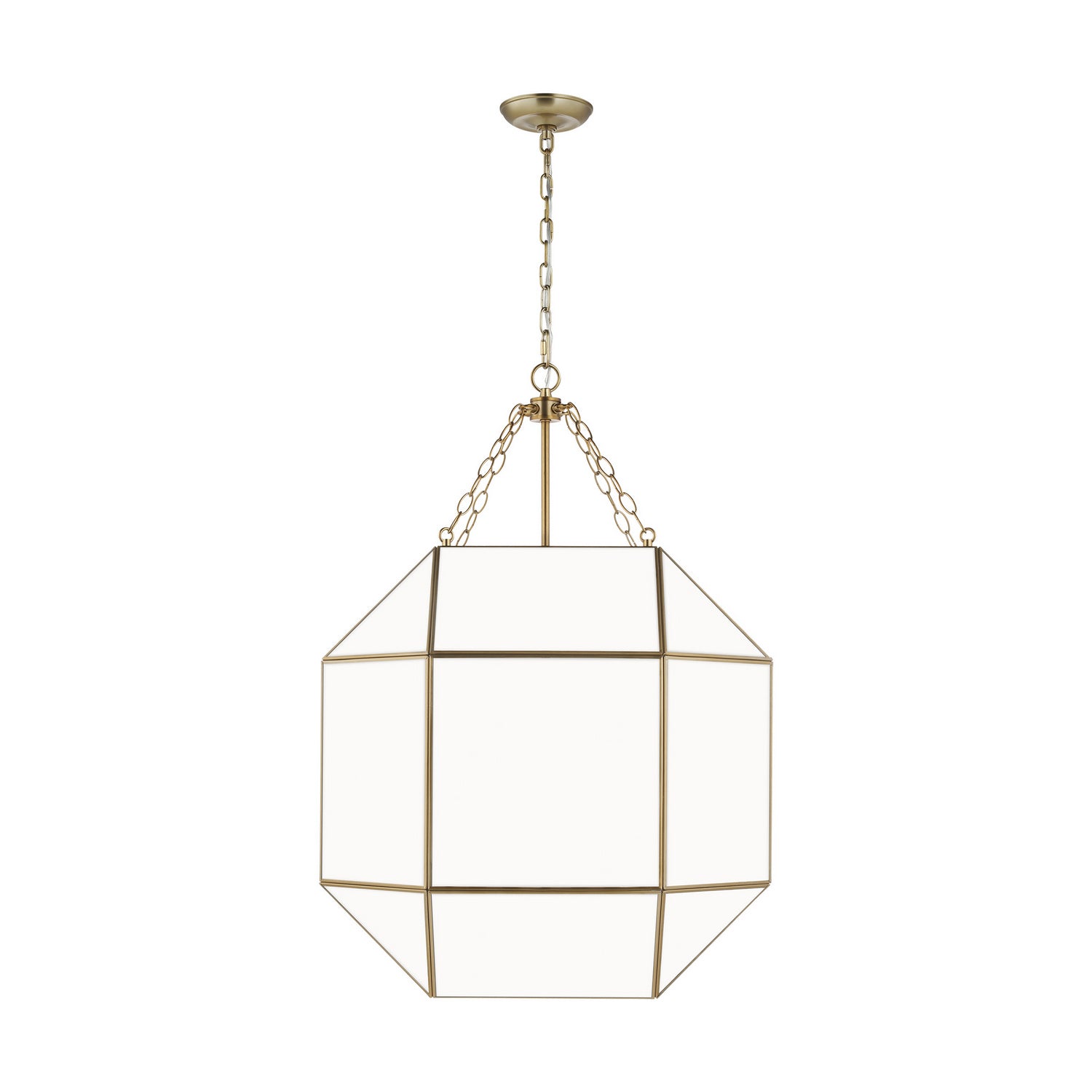 Visual Comfort Studio - 5279454EN-848 - Four Light Lantern - Morrison - Satin Brass
