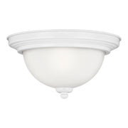 Generation Lighting - 77063EN3-15 - One Light Flush Mount - Geary - White