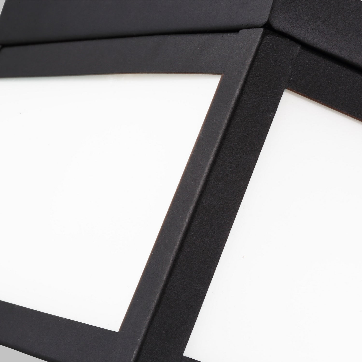 Visual Comfort Studio - 7848402-12 - Two Light Outdoor Flush Mount - Founders - Black