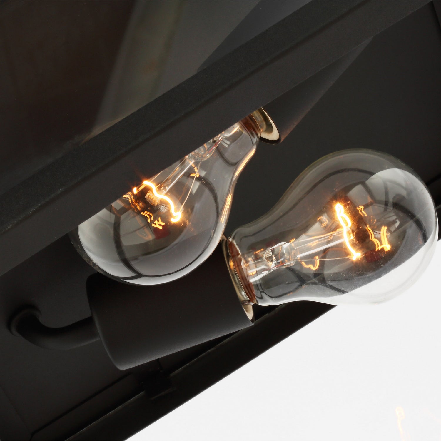 Visual Comfort Studio - 7848402-12 - Two Light Outdoor Flush Mount - Founders - Black
