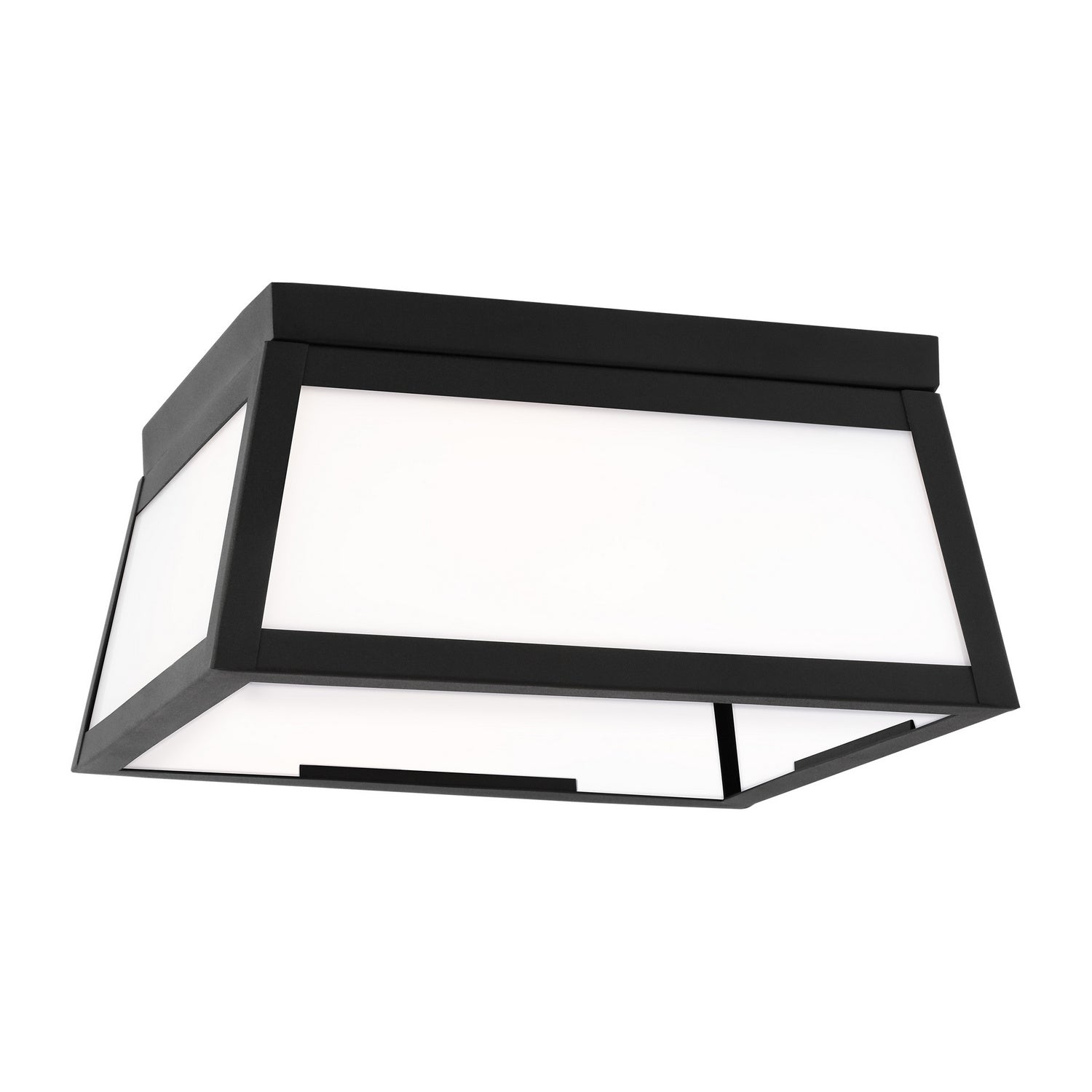 Visual Comfort Studio - 7848402EN3-12 - Two Light Outdoor Flush Mount - Founders - Black