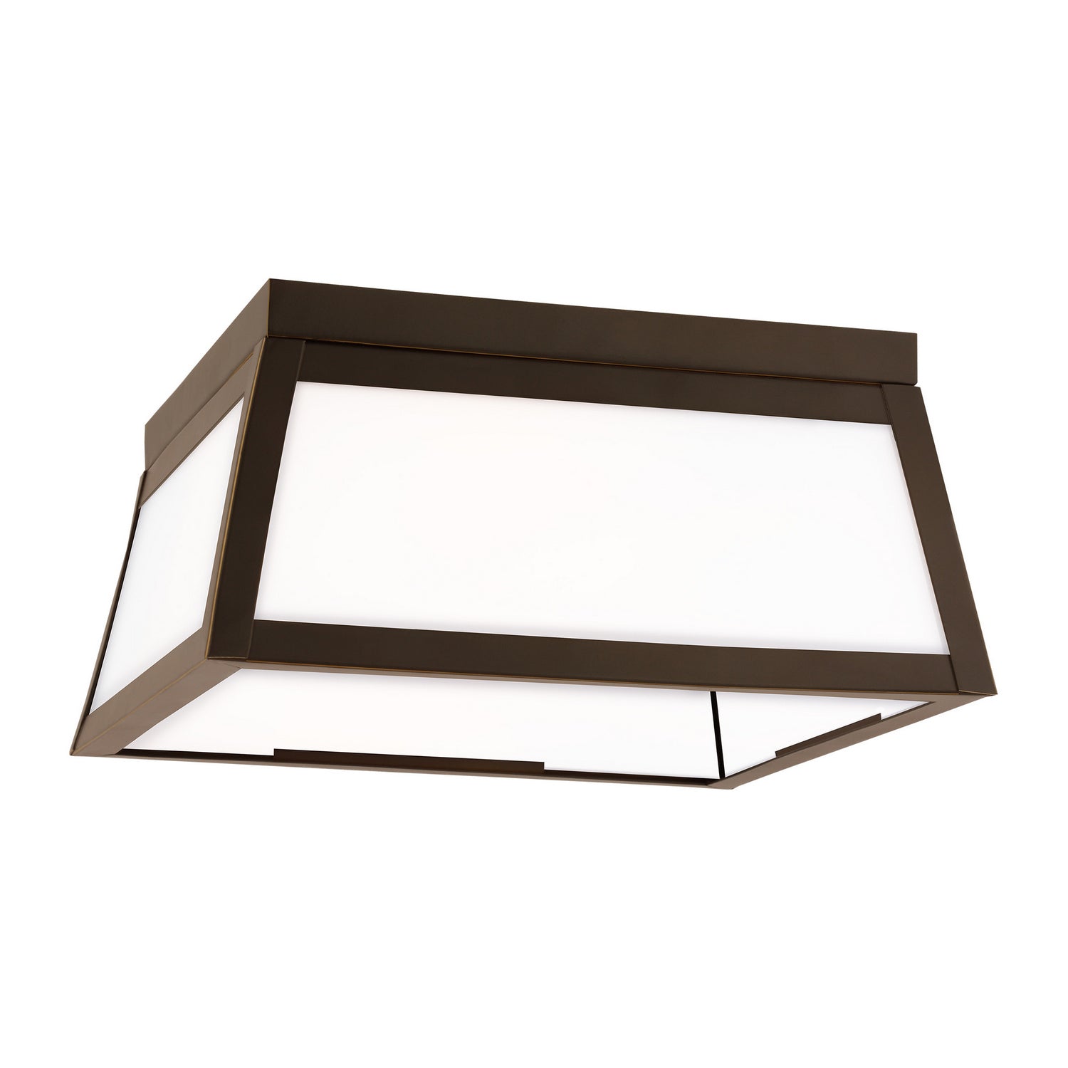 Visual Comfort Studio - 7848402EN3-71 - Two Light Outdoor Flush Mount - Founders - Antique Bronze